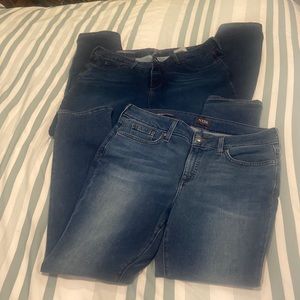 Bundle of 2 pairs nydj Alina legging jeans 12 petite